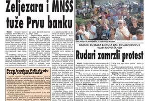 Vremeplov: Rudari zamrzli protest
