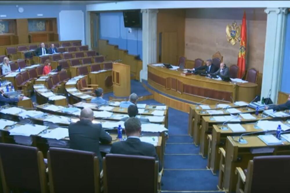 Poslanici Demokrata se za sada ne vraćaju u Skupštinu: Detalj iz parlamenta, Foto: Screenshot