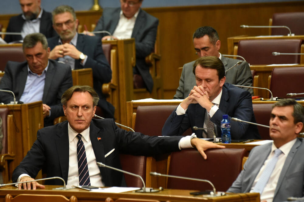 Kolegijum raspravlja o Odboru za izborne reforme: Poslanici opozicije, Foto: Boris Pejović