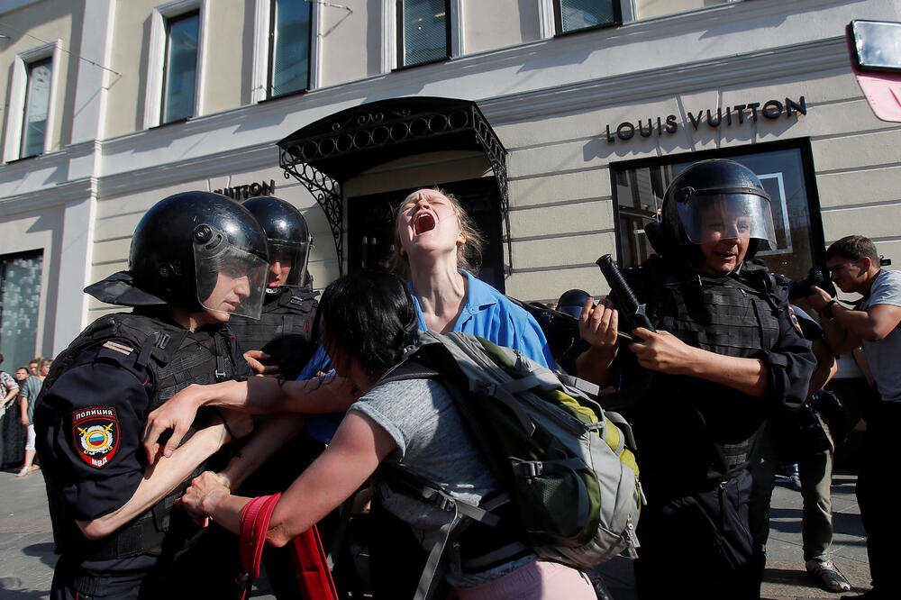 Sa protesta u Moskvi, Foto: Reuters