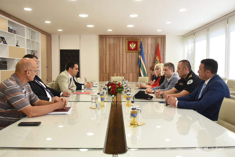 Sa sastanka u Opštini Bar, Foto: MUP Crne Gore