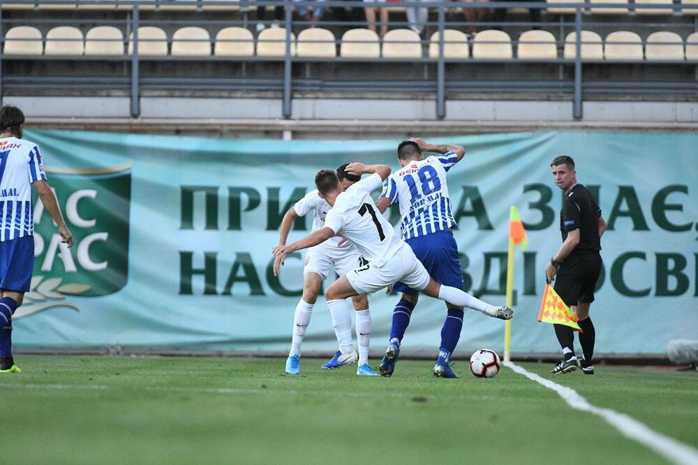 Sa utakmice u Zaporožju, Foto: Zarja - zvanični sajt