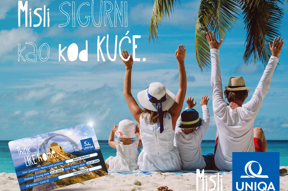UNIQA Montenegro Holiday kartica, Foto: Uniqa