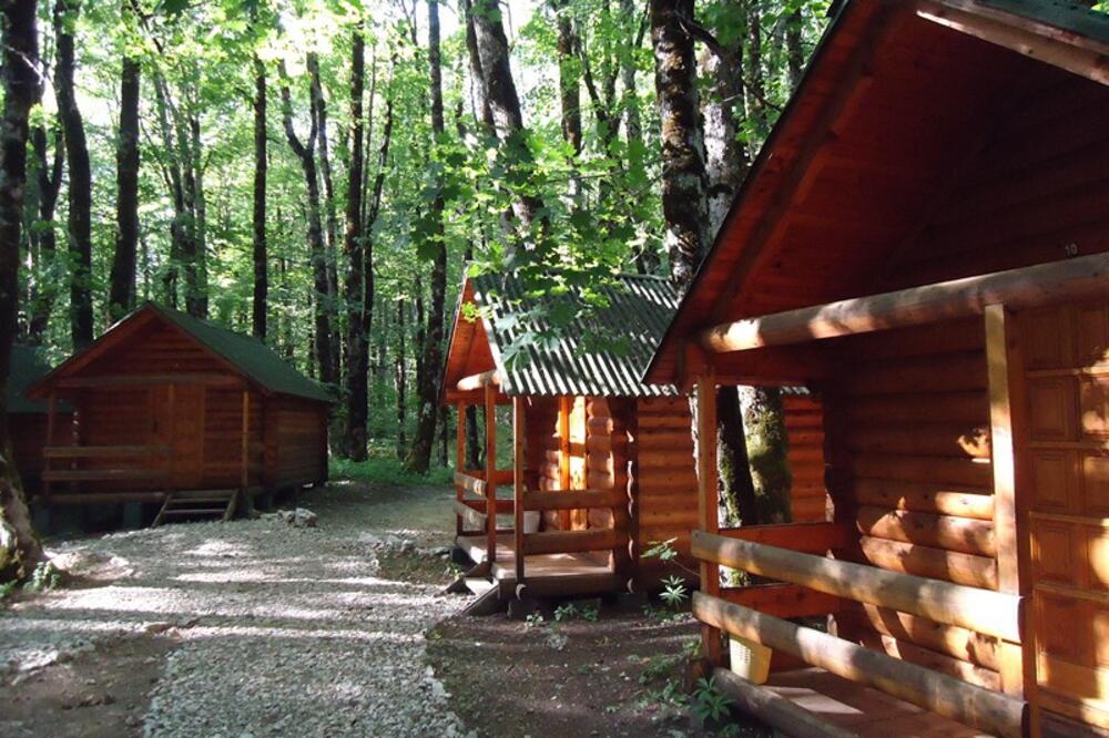 Trenutni privremeni objekti u NP–u Biogradska gora, Foto: Nacionalni parkovi Crne Gore