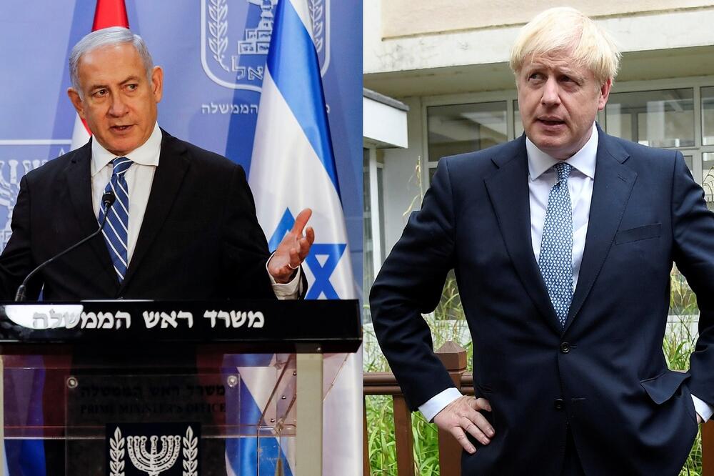 Netanjahu i Džonson, Foto: Reuters