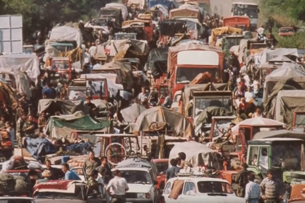 Srbi napuštaju Krajinu, Foto: Screenshot/Youtube