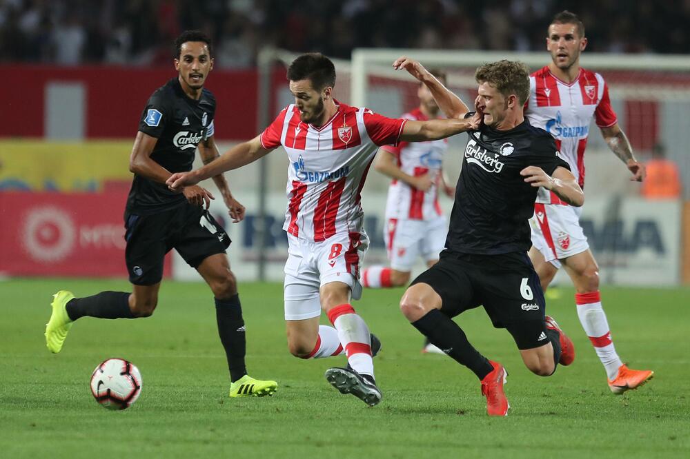 Sa meča Crvena zvezda - Kopenhagen, Foto: BRANISLAV BOZIC
