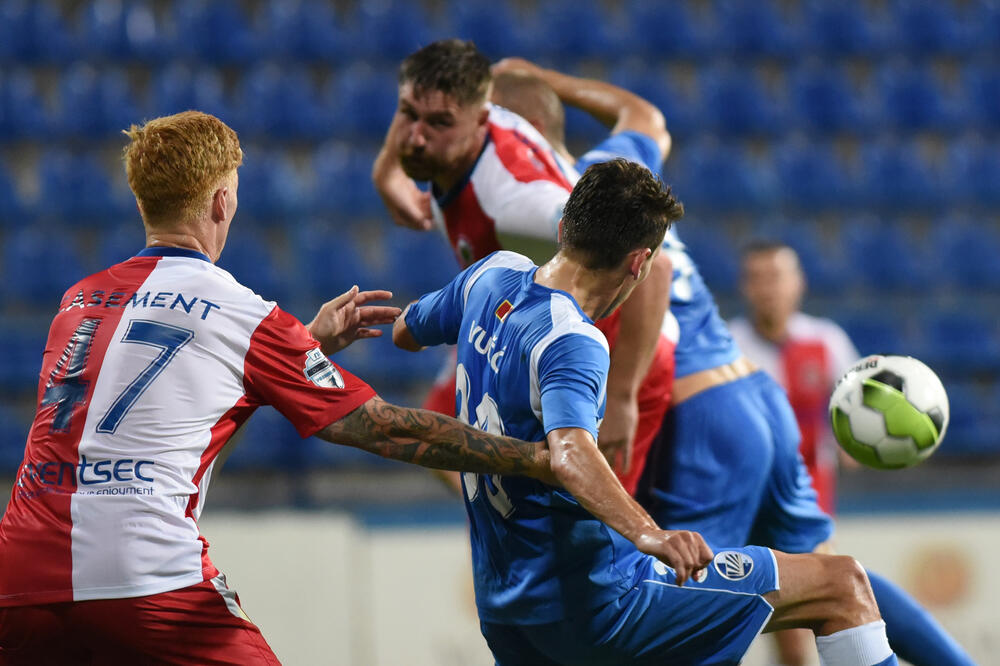 Sa utakmice Sutjeska - Linfild, Foto: Savo PRELEVIC
