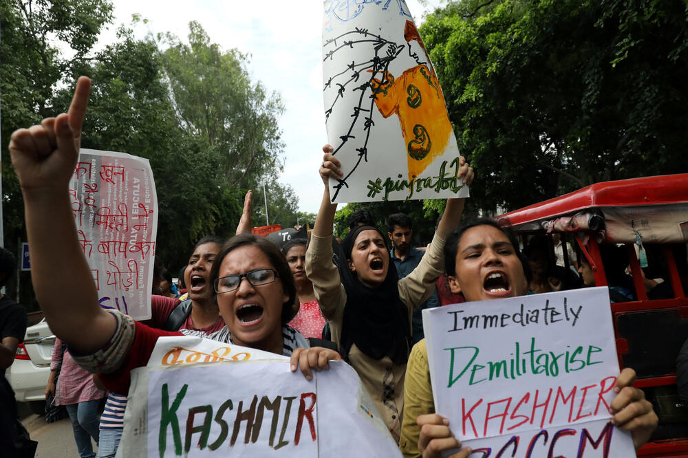Protesti za Kašmir, Foto: Protesti za Kašmir