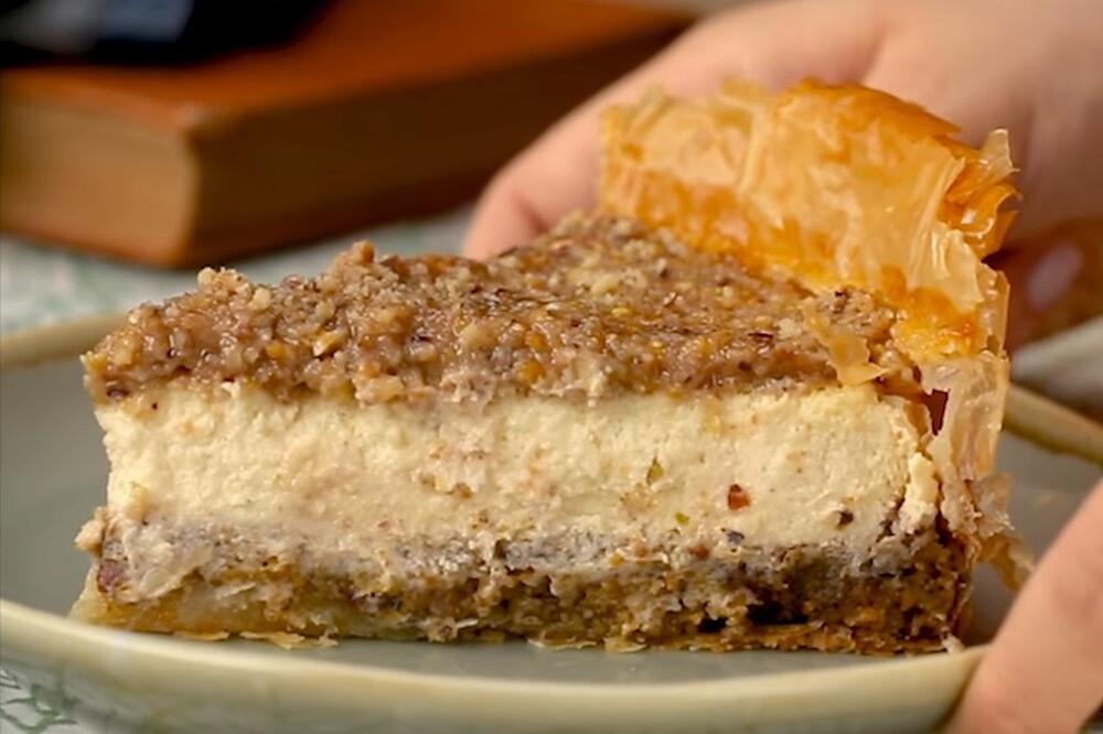 Cheesecake baklava