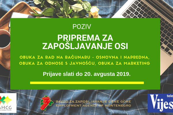 Javni poziv za osobe s invaliditetom za učešće u projektu press to work – klikni i pro(radi)!