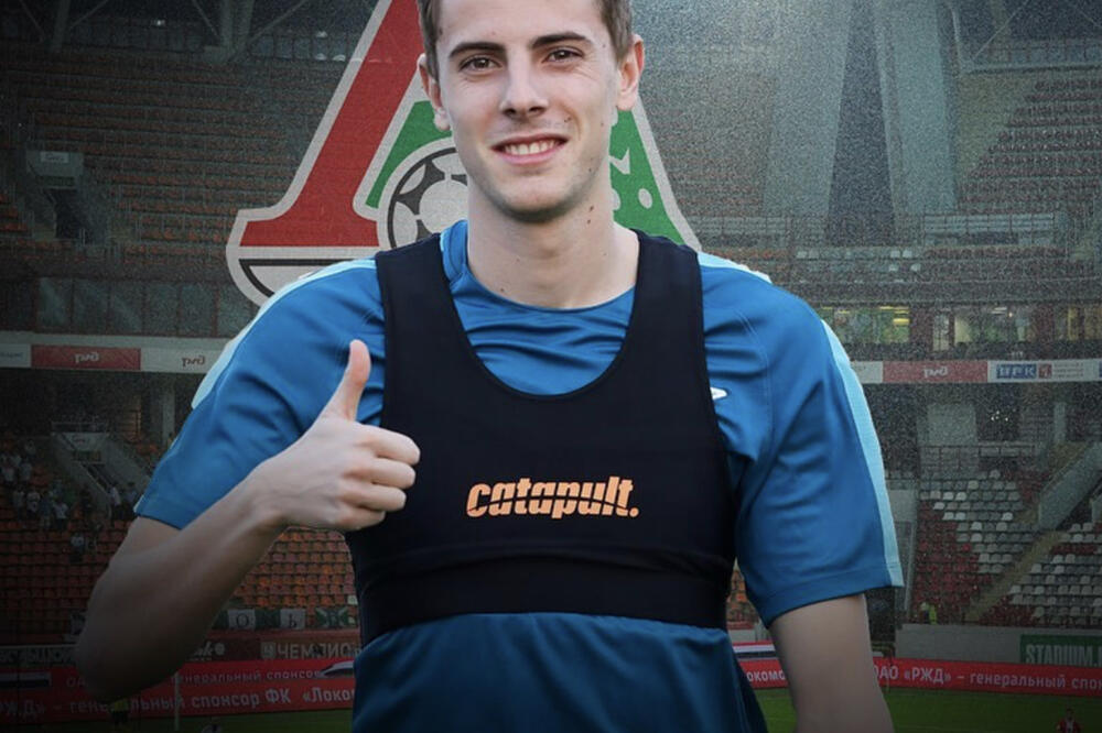 Luka Đorđević na predstavljanju u Lokomotivi, Foto: Color China Photo