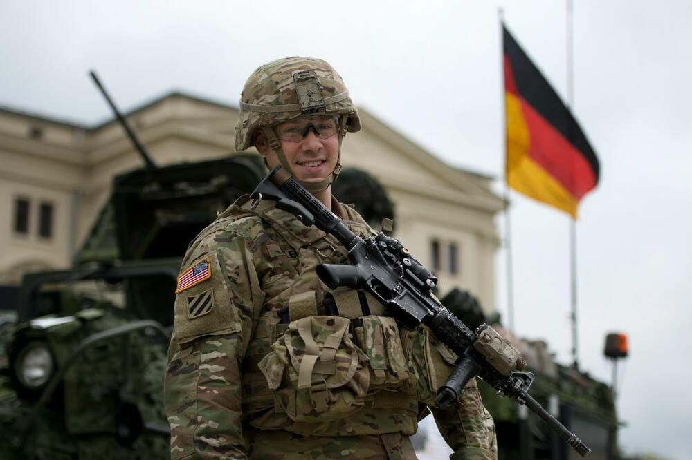 Pripadnik američkih snaga u Njemačkoj