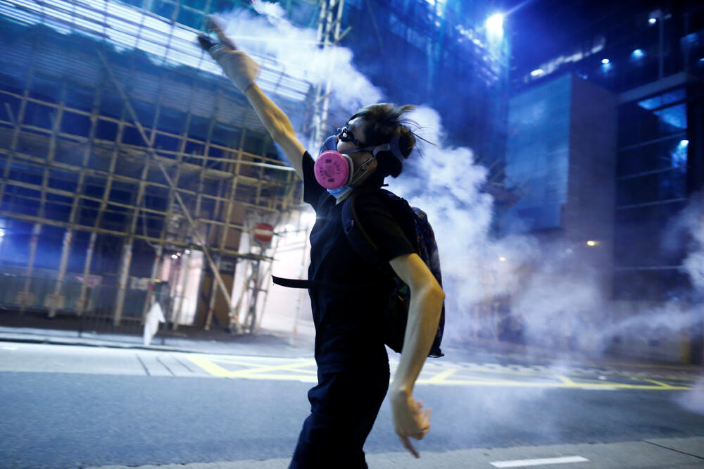 Detalj sa protesta u Hongkongu, Foto: Reuters