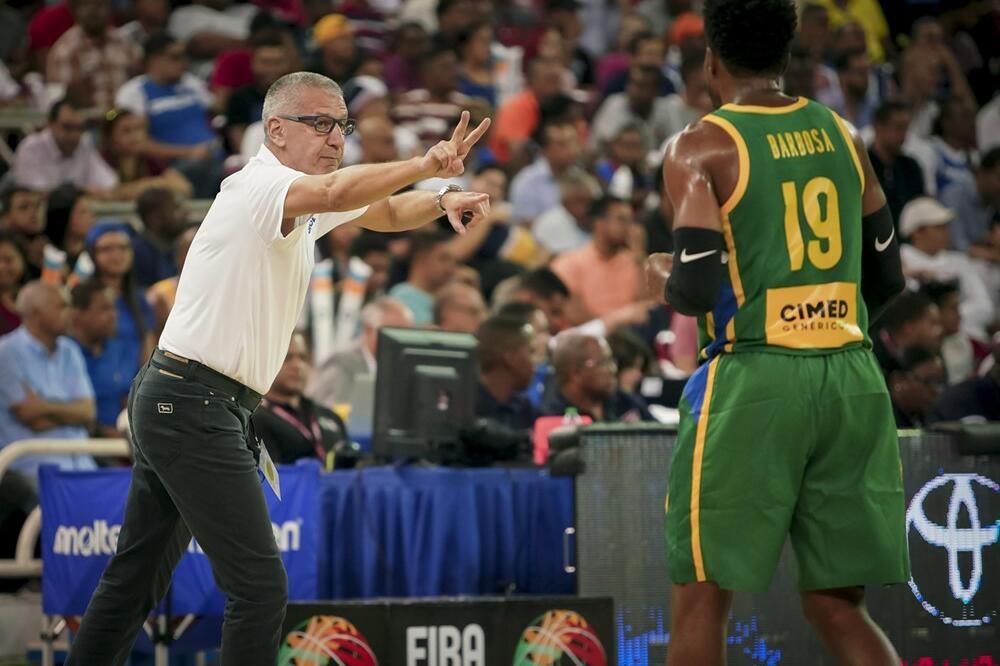 Selektor Brazila Aleksandar-Aco Petrović i Leandrinjo Barbosa, Foto: FIBA