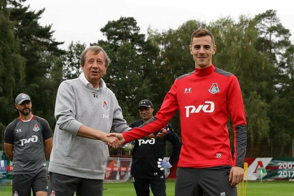 Đorđević sa trenerom Jurijom Sjominom