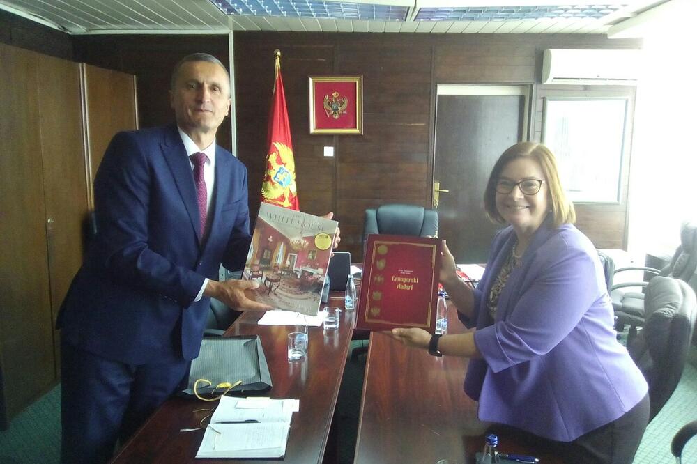 Ambasadorka SAD sa predsjednikom Opštine Kolašin, Foto: Opština Kolašin