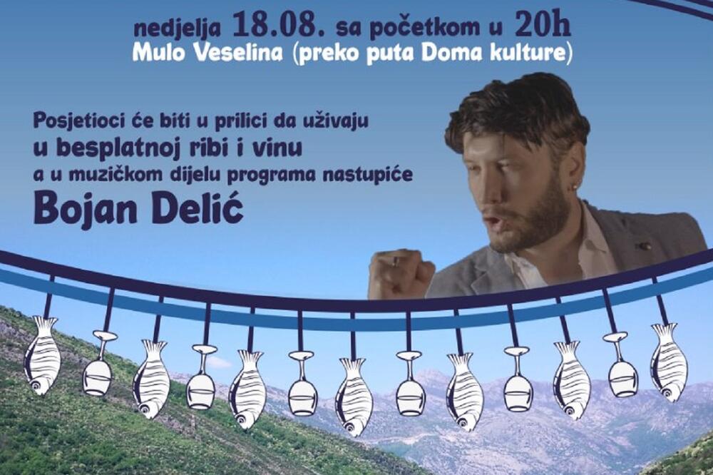 Najava prve "Fešte od vina i ribe"