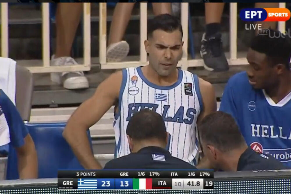 Slukas na jučerašnjem meču, Foto: Twitter