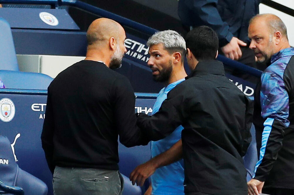Sukob Gvardiole i Aguera, Foto: Reuters