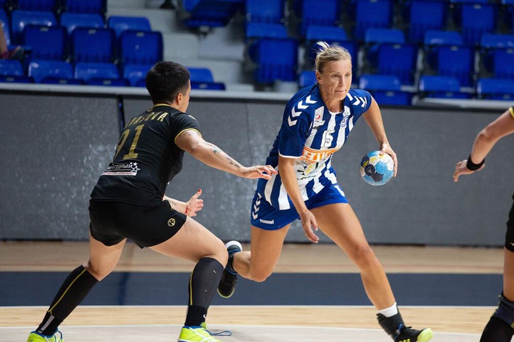 Barbara Lazović je šest puta pogodila mrežu bivšeg kluba, Foto: Dejan Starčević/ŽRK Budućnost