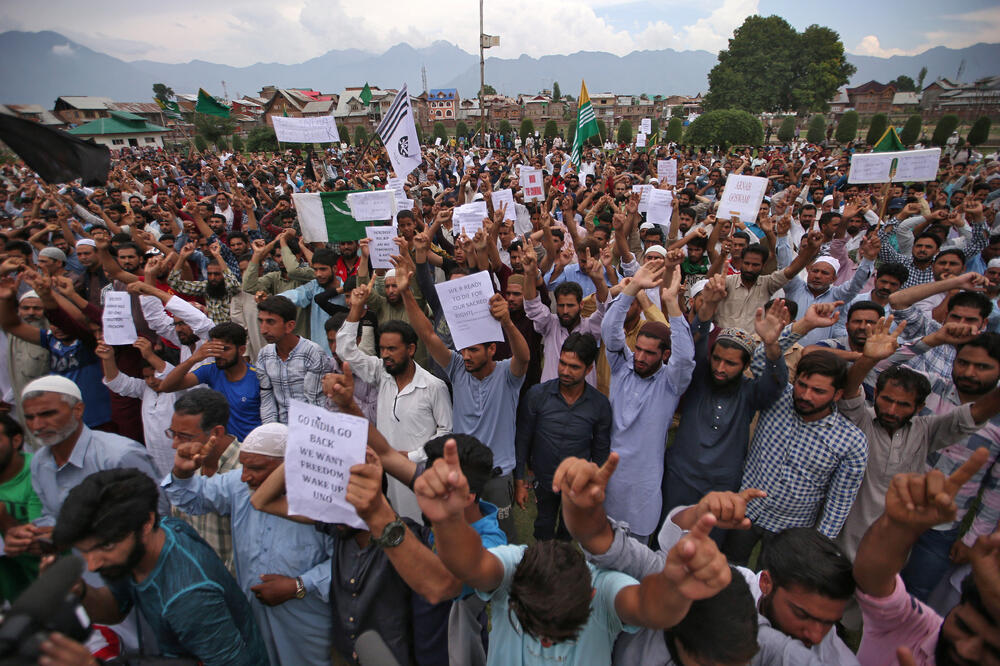 Protesti u Kašmiru, Foto: Reuters