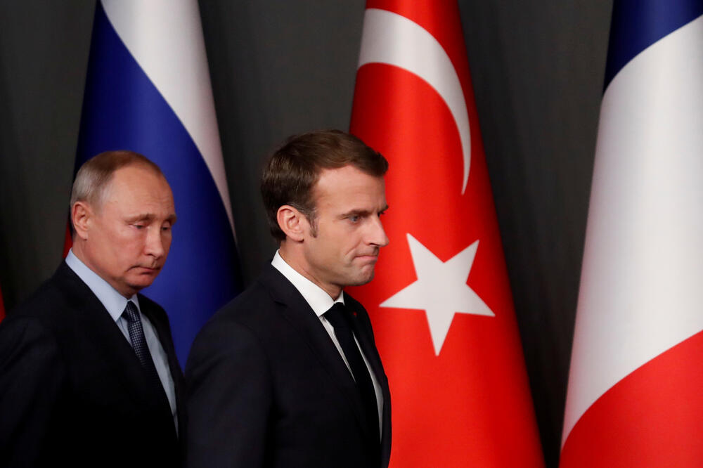 Putin i Makron, Foto: Murad Sezer/Reuters