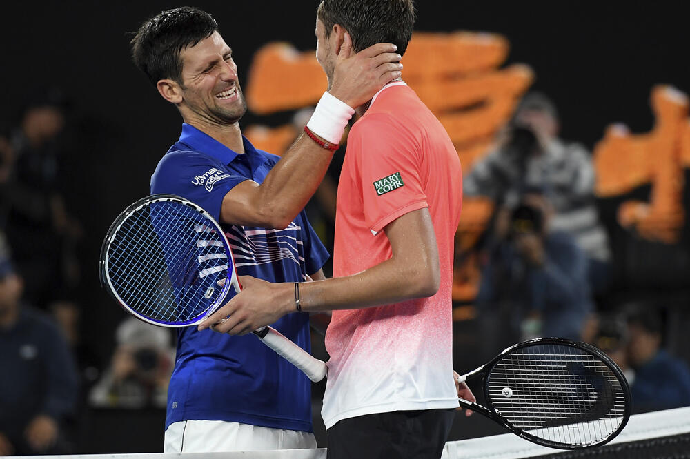 Đoković i Medvedev, Foto: AP