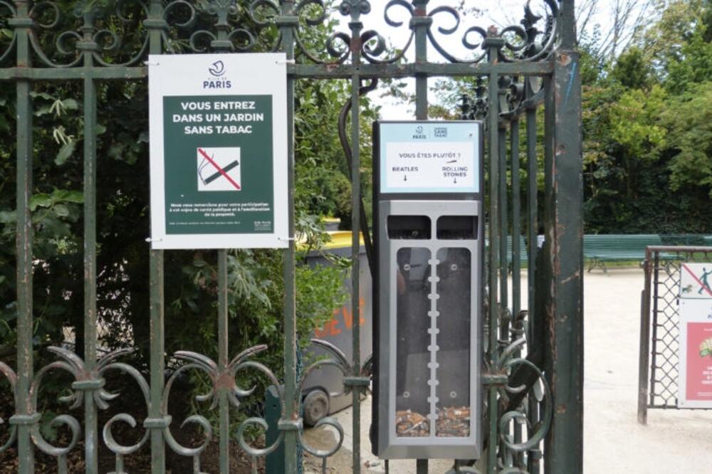 Zabrana pušenja na otvorenom odnosi se na oko deset odsto parkova u Parizu, Foto: Politico.eu