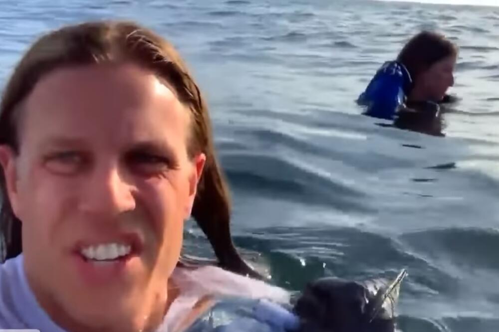 Završili u vodi, Foto: Screenshot