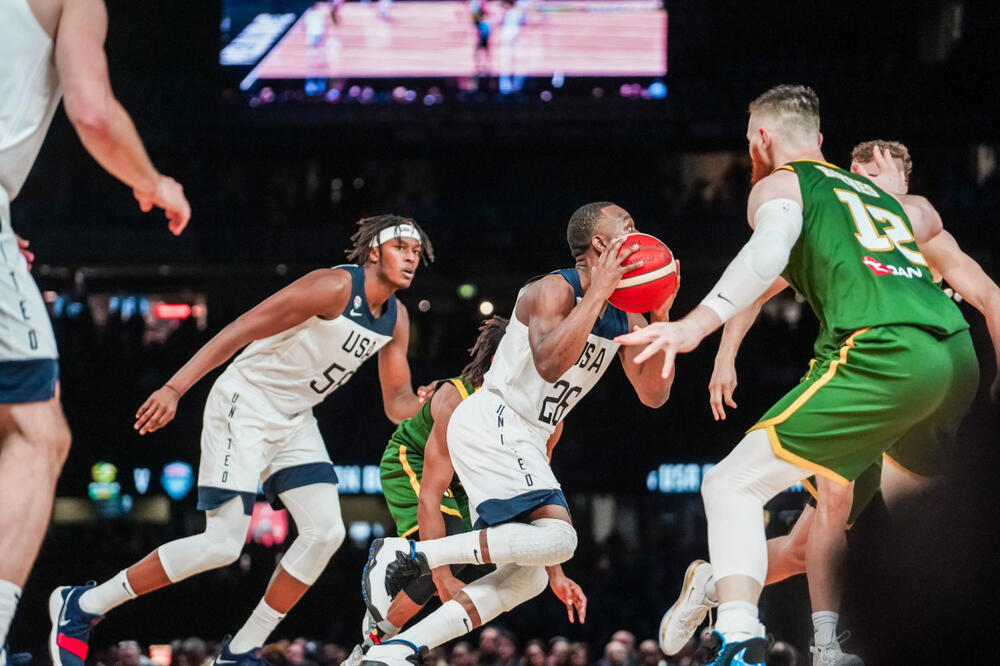 Detalj sa meča, Foto: Twitter.com/usabasketball