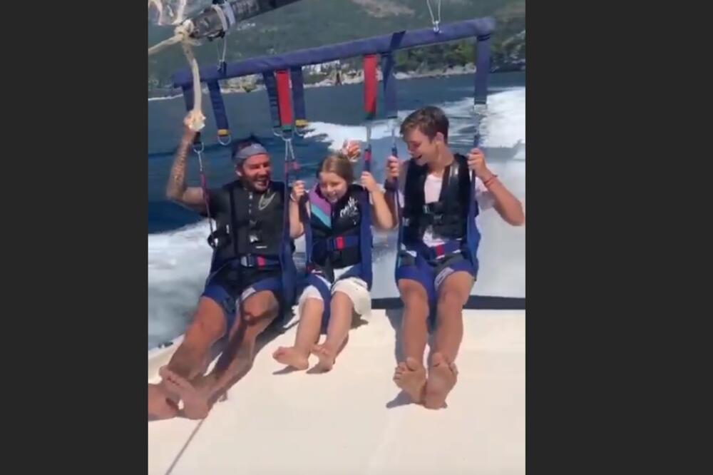 Bekamovi uživaju na crnogorskom primorju, Foto: Instagram