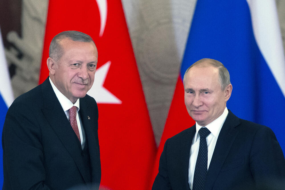 Erdogan i Putin, Foto: Alexander Zemlianichenko/AP