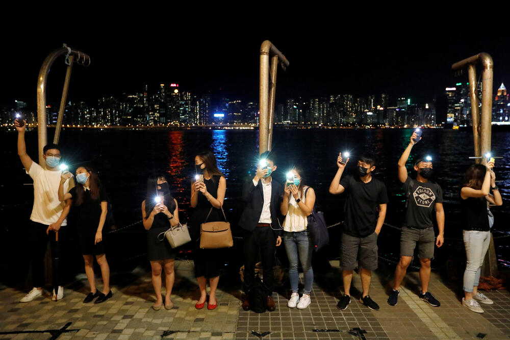 Sa protesta u Hongkongu, Foto: Reuters