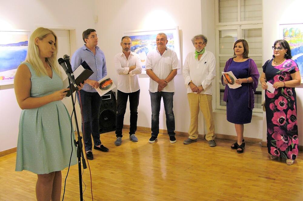 Sa otvaranja izložbe, Foto: JU Muzeji i galerije Budva