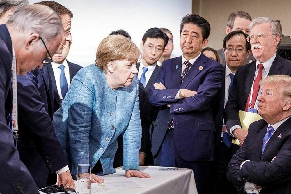 Predsednik Tramp je odbio finalnu verziju saopštenja oko kojeg su se usaglasili lideri država članica G7 na samitu 2018. godine, Foto: AFP