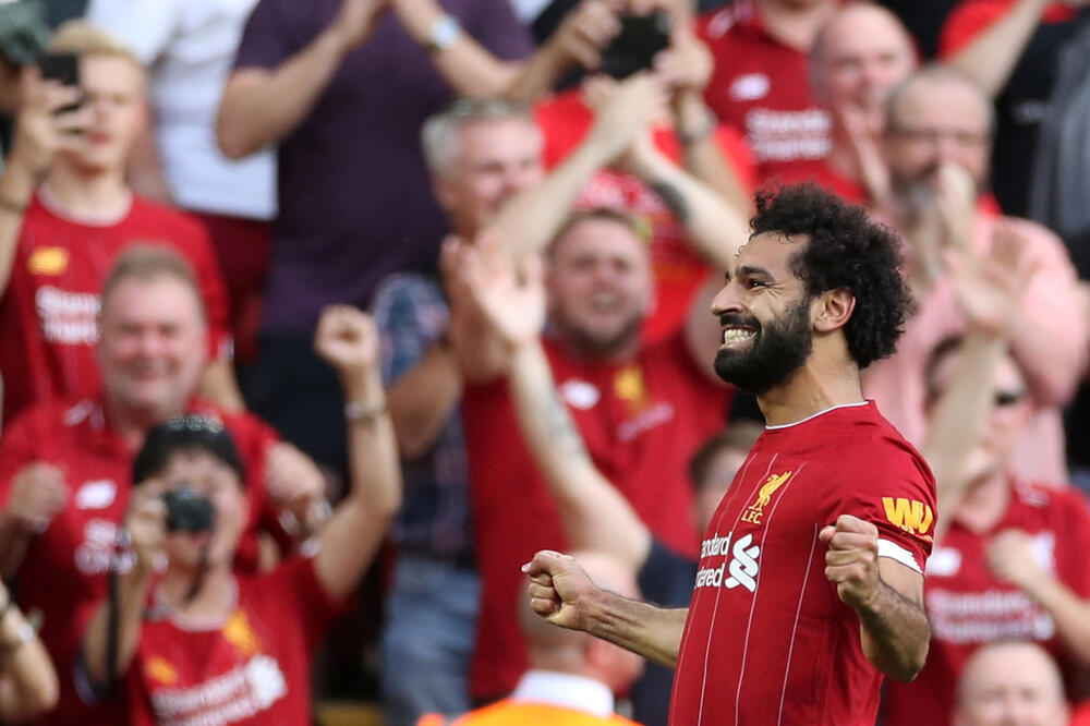 Salah slavi gol protiv Arsenala, Foto: Reuters