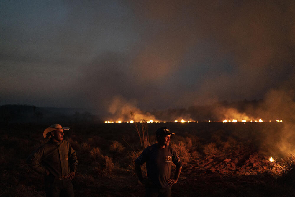Požar u Nova Santa Heleni u Brazilu, Foto: Leo Correa/AP