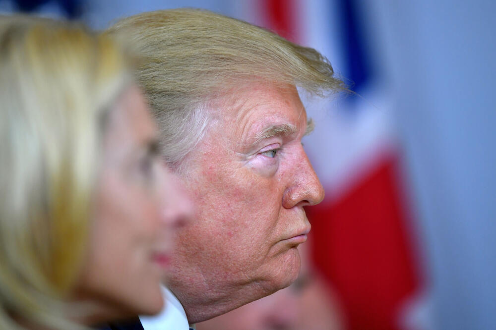 Tramp tokom bilateralnog sastanka sa Džonsonom, Foto: Reuters