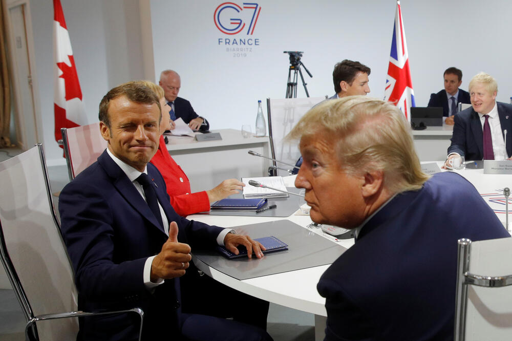 Makron i Tramp na samitu G7, Foto: Reuters