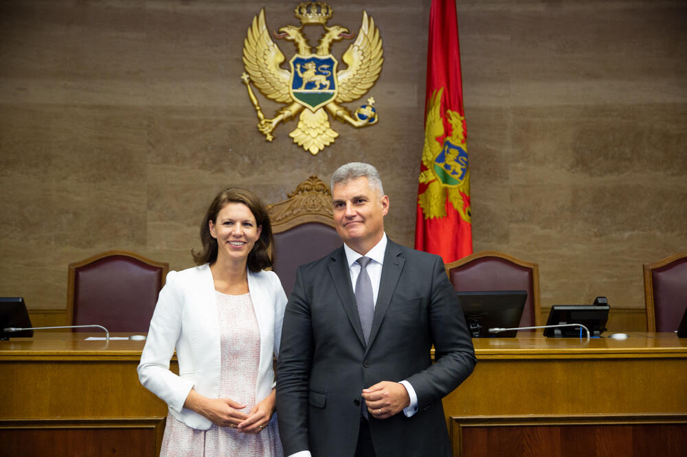 Lajkert i Brajović, Foto: Skupština Crne Gore