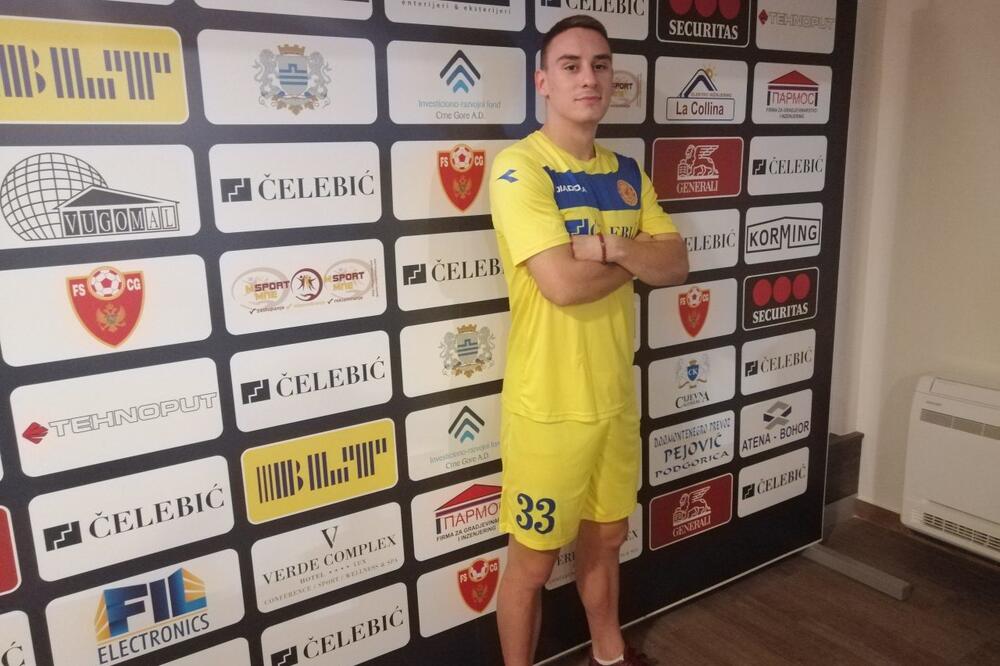 Danilo Pešukić u dresu Podgorice