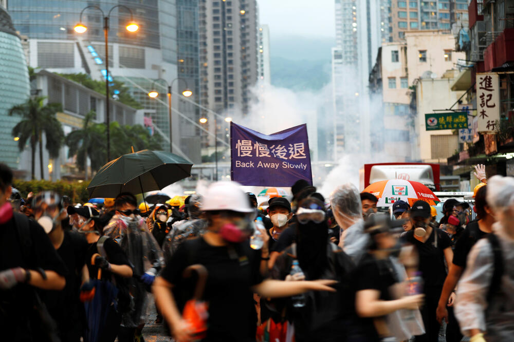 Sa protesta u Hongkongu, Foto: Reuters