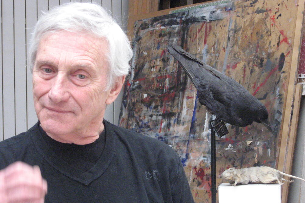 Veličković u ateljeu, Foto: Privatna arhiva