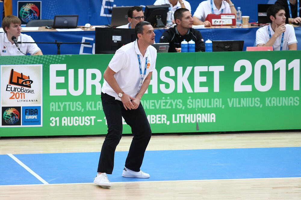 Dejan Radonjić kao selektor Crne Gore 2011. godine