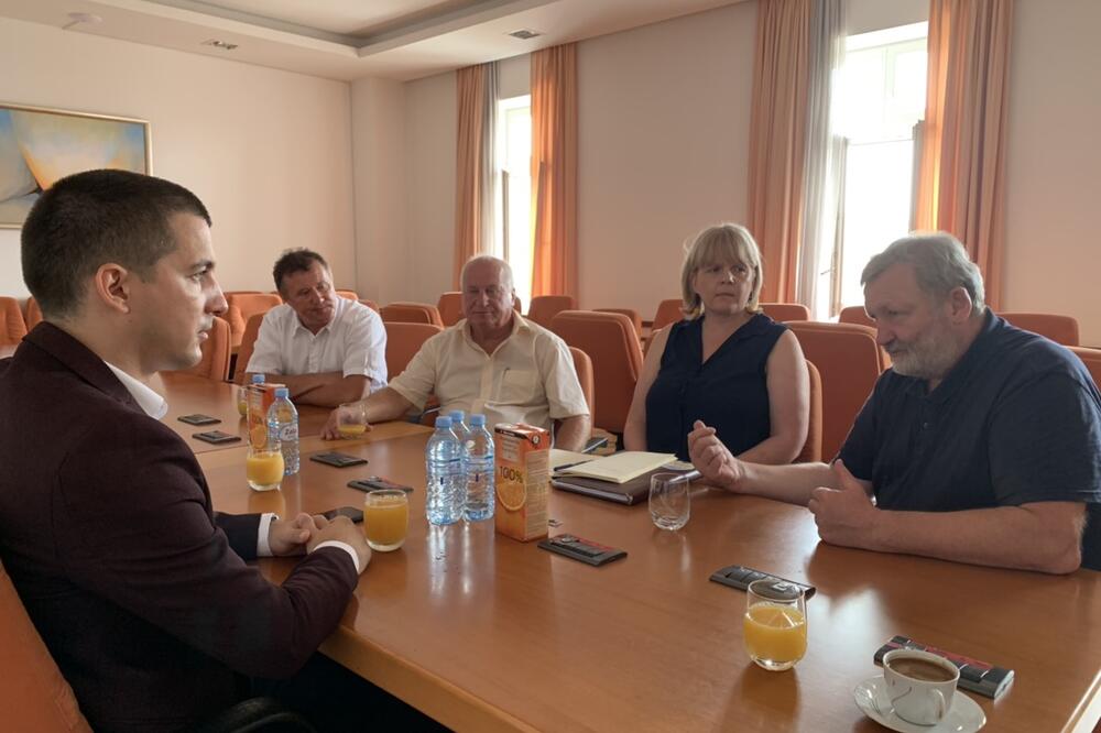 Sa sastanka Bečića i Žagara, Foto: Demokratska Crna Gora