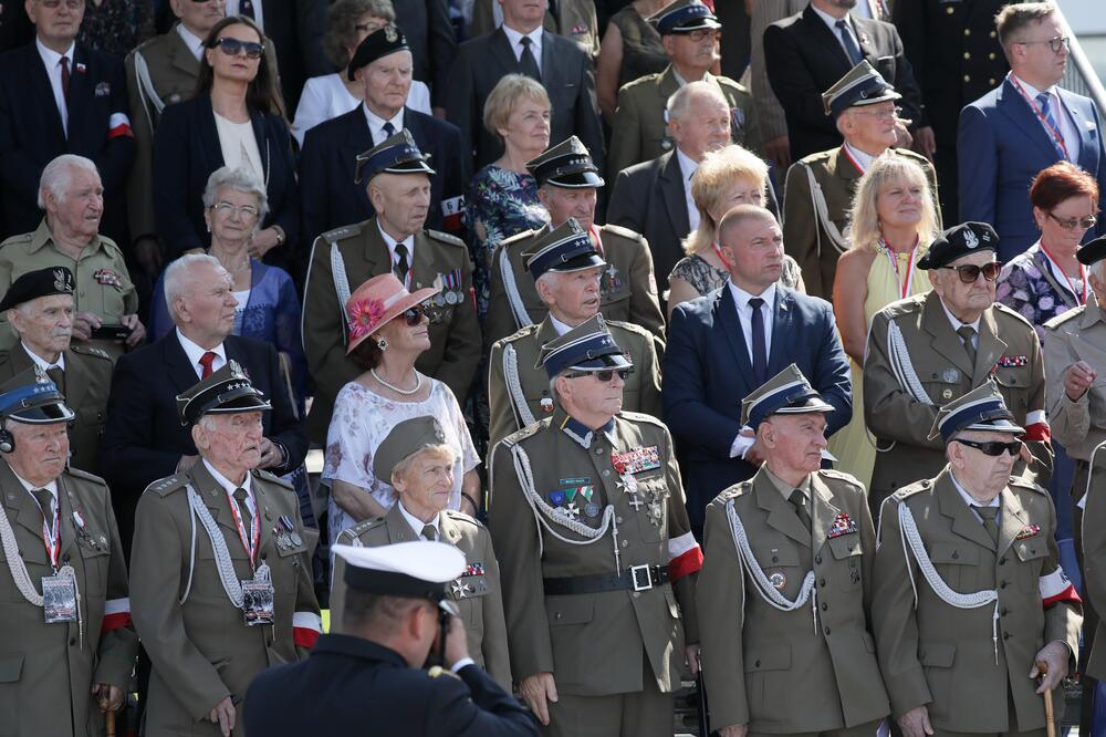 Sa ceremonije pred Grobom neznanog junaka na Trgu Pilsudskog u Varšavi, Foto: Reuters