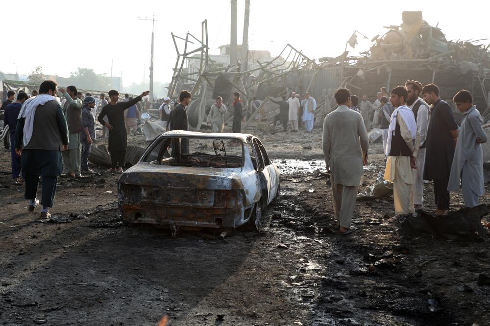 Eksploziju izazvao traktor pun eksploziva: Kabul, Foto: Reuters
