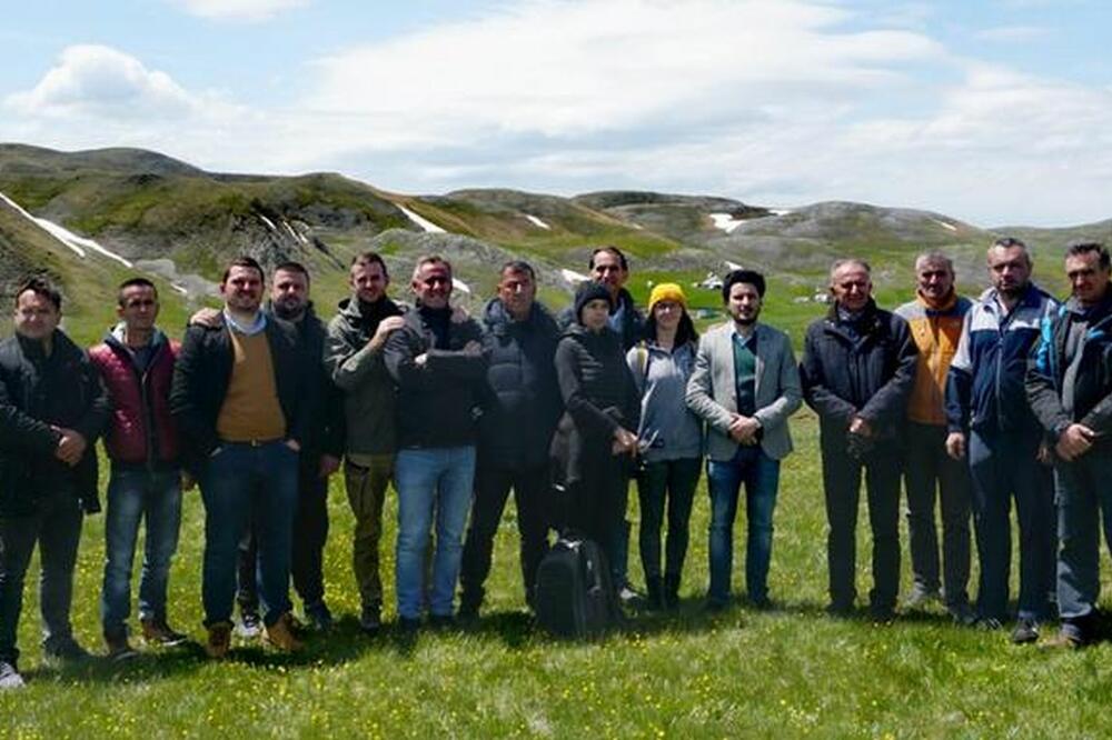 Predstavnici URE na Sinjajevini, Foto: GP URA