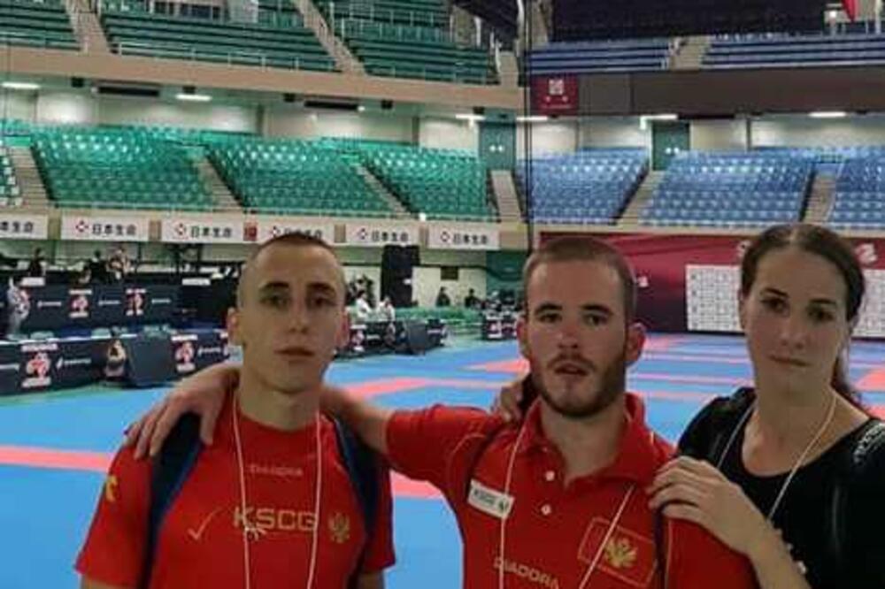 Nenad Dulović, Mario Hodžić i Marina Raković u Tokiju